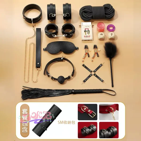 BDSM，BDSM用品，SM玩具，SM套裝，情趣用品sm捆綁房趣手銬玩具性用具夫妻變態調教套裝工具道具合歡 (12)