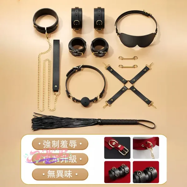 BDSM，BDSM用品，SM玩具，SM套裝，情趣用品sm捆綁房趣手銬玩具性用具夫妻變態調教套裝工具道具合歡 (3)