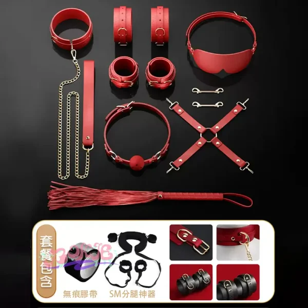 BDSM，BDSM用品，SM玩具，SM套裝，情趣用品sm捆綁房趣手銬玩具性用具夫妻變態調教套裝工具道具合歡 (6)